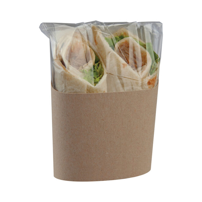 Envase Clasp Clip para bocadillos/burritos - Full Kraft 12