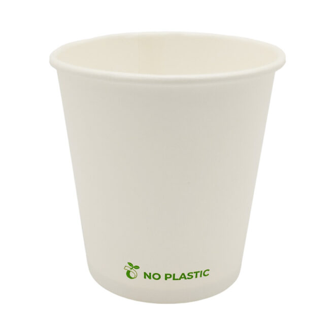 Vaso de papel – Blanco - 120 ml. / 4 oz. WATER BASED Ø 62 mm.