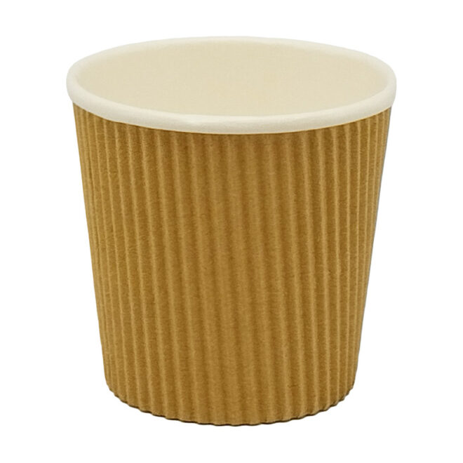 Vaso de papel – Kraft – Doble capa - 120 ml. / 4 oz. - Ø 60 mm.