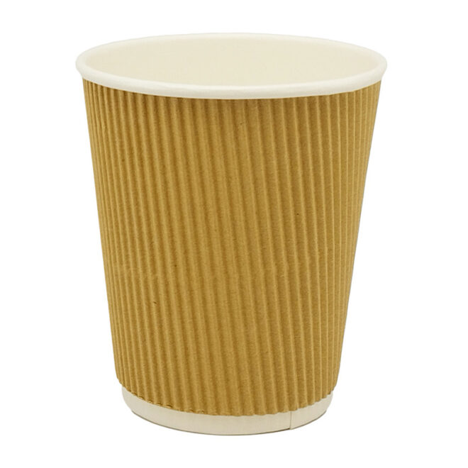 Vaso de papel – Kraft – Doble capa - 240 ml. / 8 oz. - Ø 80 mm.