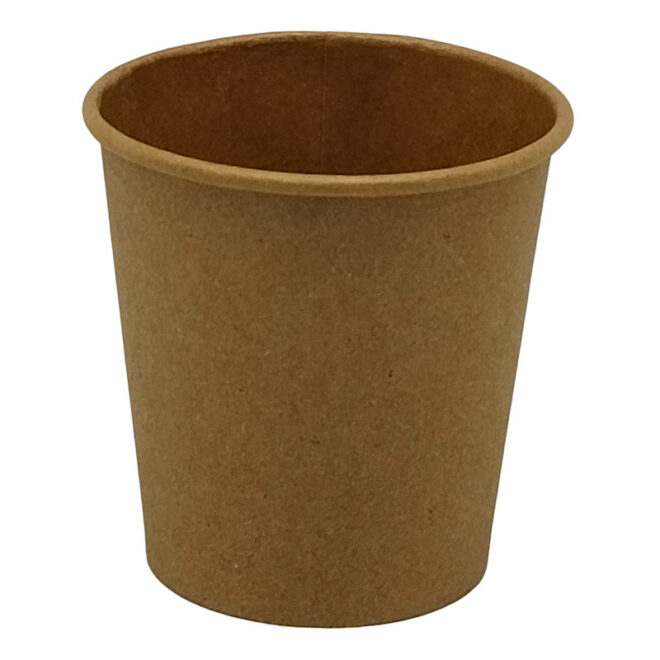 Vaso de papel – Full Kraft - 120 ml. / 4 oz. - Ø 62 mm.