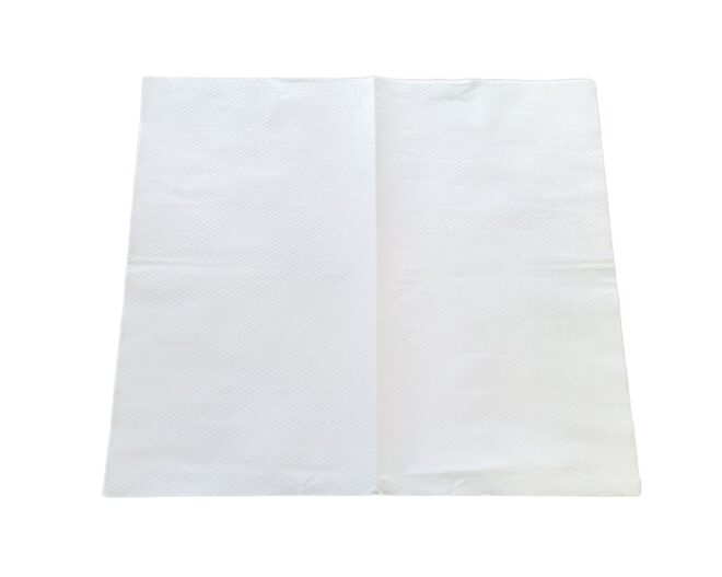 Mantel gofrado Blanco 30 x 40 cm.